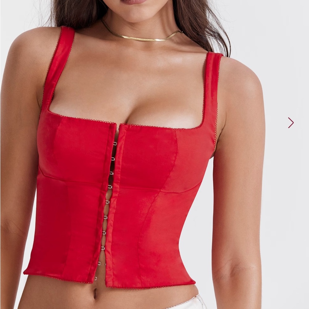 House of CB - Pia Corset - Cherry Red